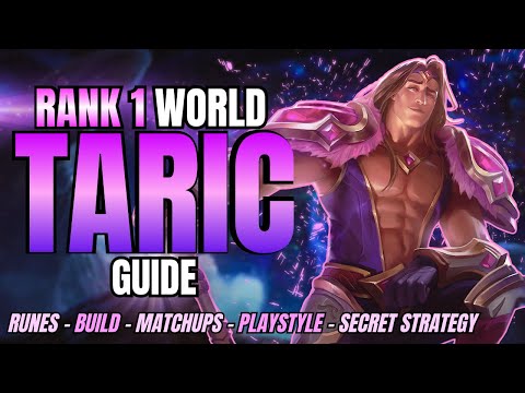 TARIC GUIDE - How To Carry With Taric - Detailed Challenger Guide