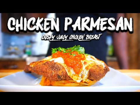 Classic Crispy Chicken Parmesan Recipe with Pasta | Perfect Chicken Parm Every time