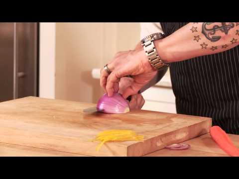 Chris Cosentino - How to Use the Shun Hiro Santoku...