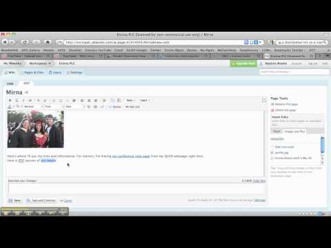 Adding Files to a Wiki (PBworks version)