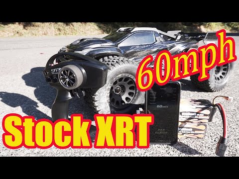 Will your stock Traxxas XRT 8s DO 60MPH Like the Box says?  23/46 speed gears. Myth busted!