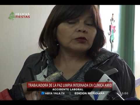 Nuevo accidente en la empresa La Paz Limpia deja a una trabajadora interna