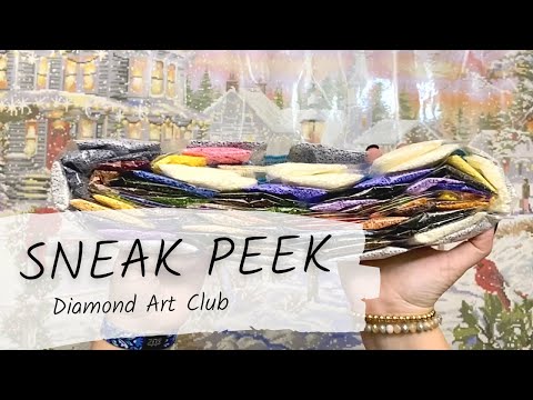 Sneak Peek! Another Special Christmas Release from Diamond Art Club: “Bringing Home The Tree”