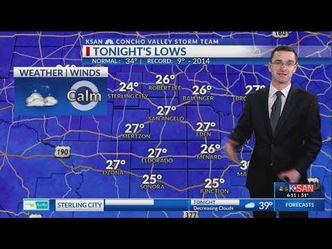KSAN 6pm Weather - Monday January 28, 2019