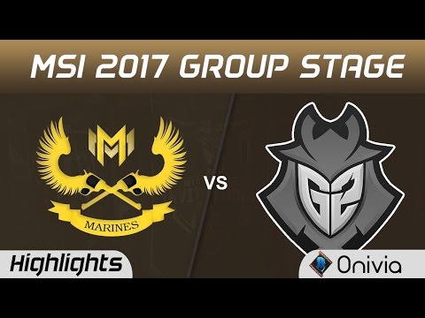 GAM vs G2 Highlights MSI 2017 Group Stage Gigabyte Marines vs G2 Esports by Onivia