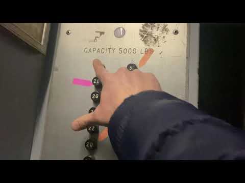 1950 Vintage Westinghouse Signal Control Freight Elevator in Pittsburgh, pa (November 2021 Retake)
