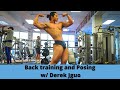 Back Training Tips and Posing Practice w/ Ultimate Fitness Personal Trainer Derek Jguo