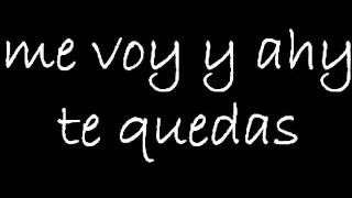 R O S A N A ° PA&#39; TI  NO ESTOY °  (Letra)