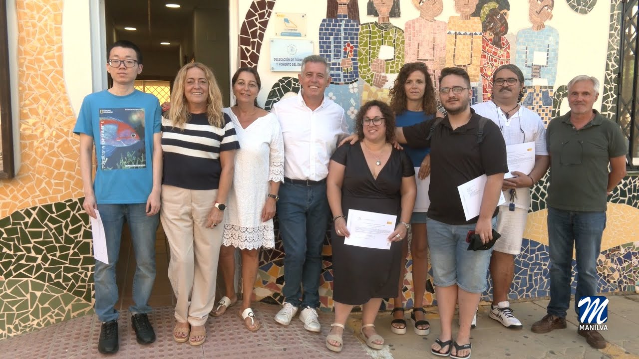 Entrega certificados  curso de Asistencia documental