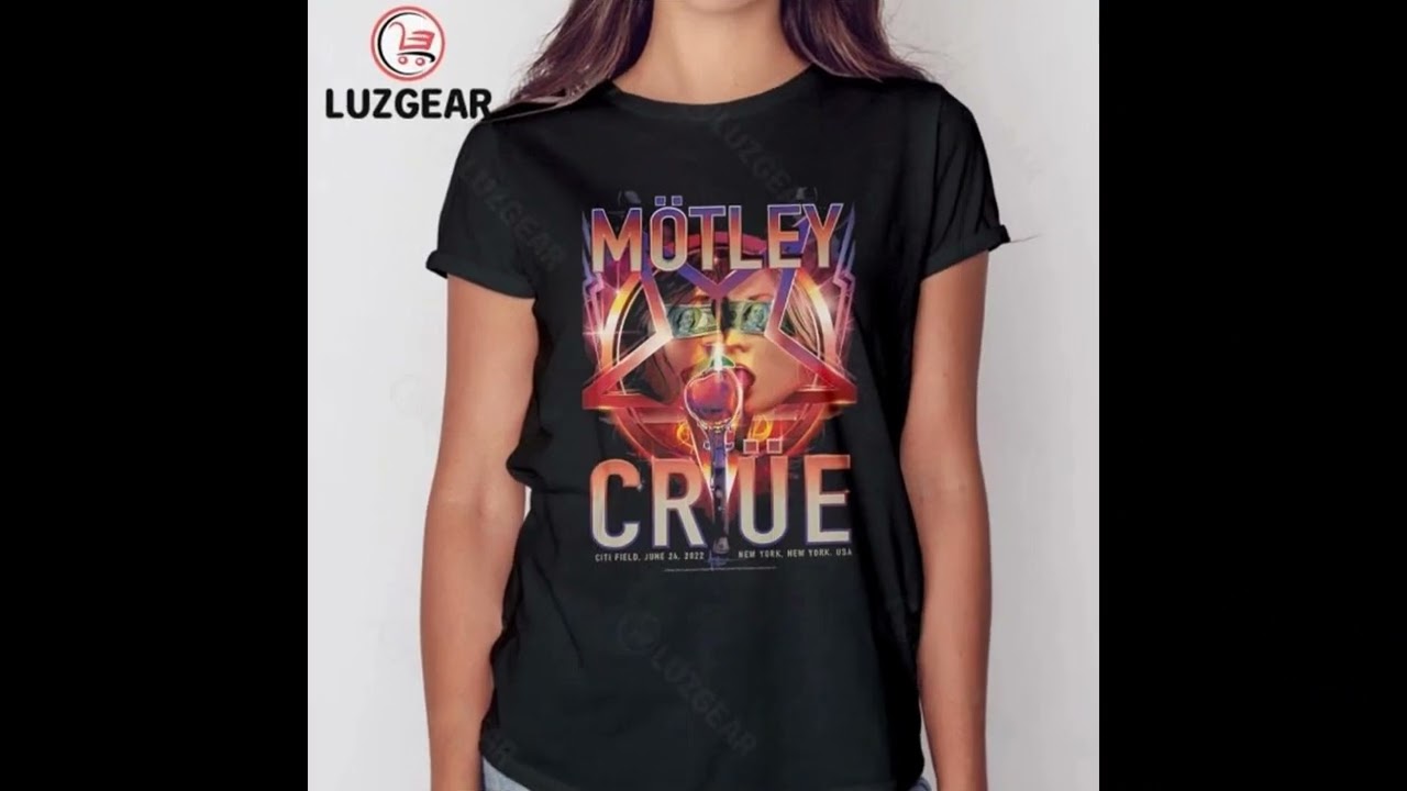 Motley Crue Shirt – The Stadium Tour New York Event, Motley Crue T-Shirt Up To Size S-5XL