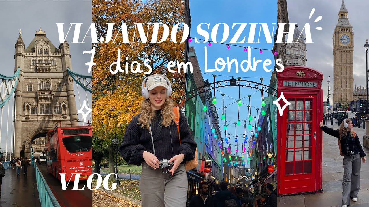 UMA SEMANA EM LONDRES COMIGO! 🇬🇧 Viajando sozinha, perrengues & sonhos realizados