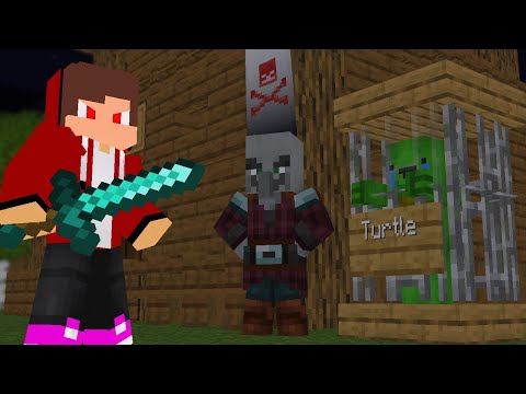 Save Mikey from Pillager - Minecraft Animation【Maizen Mikey and JJ】