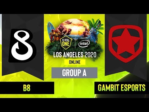 Dota2 - Gambit Esports vs. B8  - Game 1 - Group A - EU/CIS - ESL One Los Angeles