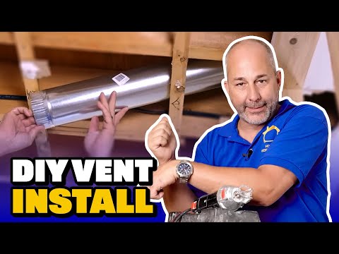 How To Install A Dryer Vent EASILY!