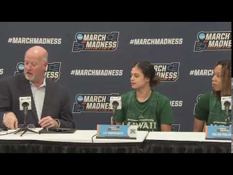 Press conference for Rainbow Wahine