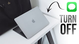 How to Turn Off Messages on Macbook (tutorial)