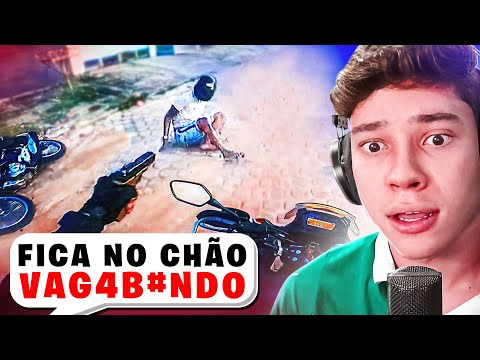 ELE TENTOU DÁ FUGA NA POLICIA MAS CAIU FEIO - React Xracing