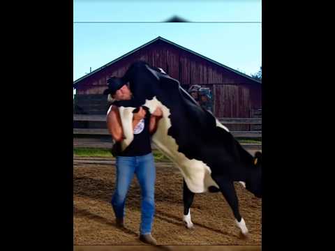 Only Brock Lesnar Could Do THIS to a Cow 😳💥 #brocklesnar #wwe #wwelegends #wwesmackdown #wweraw