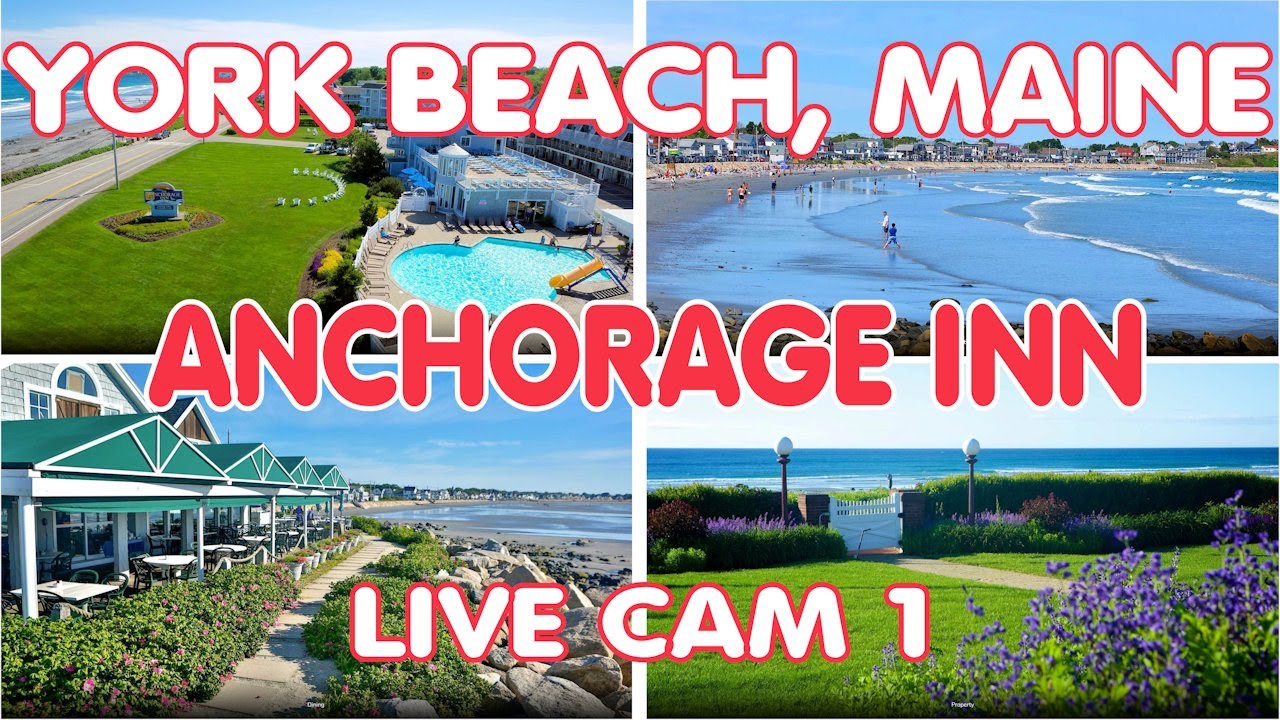 Live webcam view of Oleaje y costa norte de York Beach