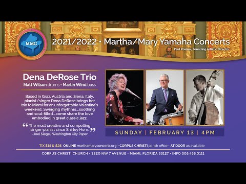4:00 PM - Dena DeRose Trio: Classic Jazz | LIVE  Concert