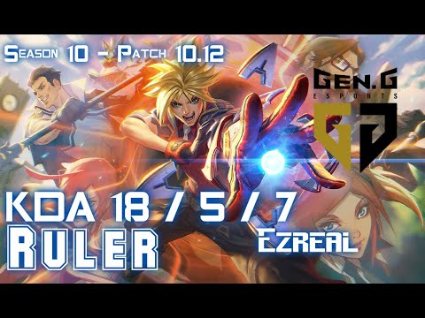 Gen Ruler EZREAL vs VAYNE ADC - Patch 10.12 KR Ranked