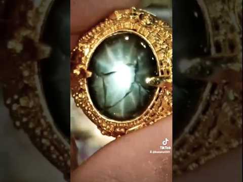 Black Sapphire Star 12 Rays !!! #sapphire #bangsing #shorts