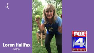 Kansas City - Fox 4's Loren Halifax Shows How She Will Fight Brain Cancer!