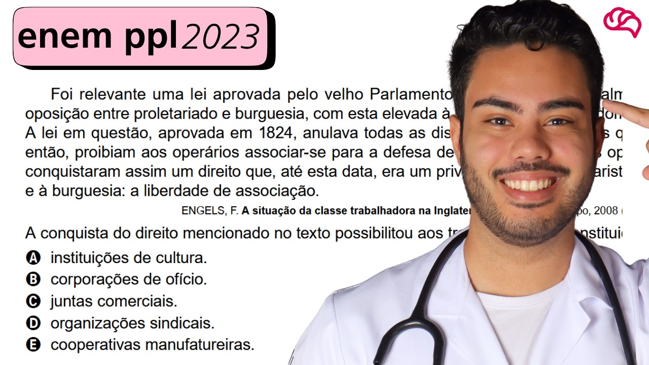 Resolução em Vídeo — Questão 52 ENEM 2023 PPL