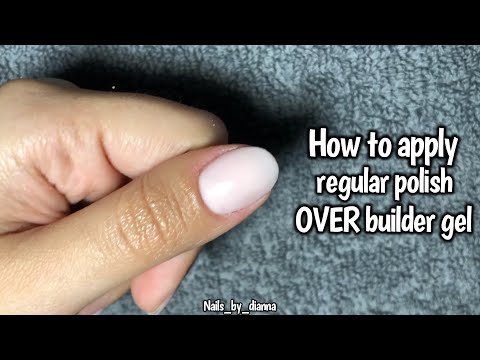 Wearing nail polish over a hard gel // How to! Nails_by_dianna