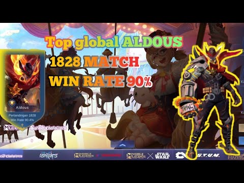 Top global aldous 1828 match win rate 90%