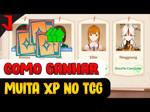 COMO EVOLUIR RAPIDAMENTE DE NÍVEL NO TCG DO GENSHIN IMPACT