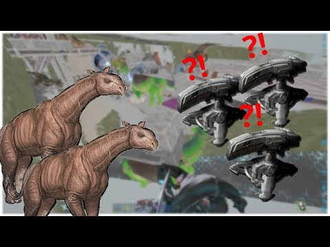 Their Turrets Were all on Players Only?!? - Ark Official 6 man Small tribes servers