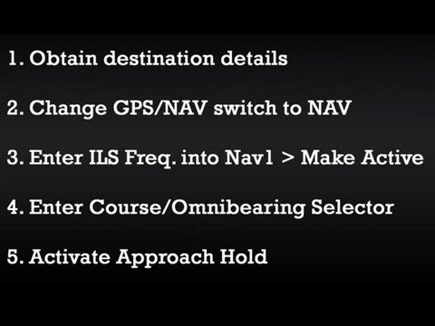 EASY 5 Step ILS Tutorial (No GPS)