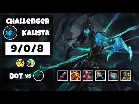 Kalista vs Kai'Sa EU Challenger BOT (9/0/8) - v11.10