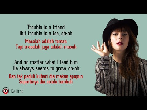 Trouble Is A Friend - Lenka (Lyrics video dan terjemahan)