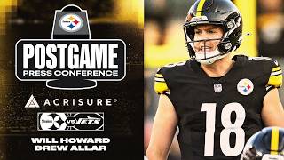 Will Howard & Drew Allar Postgame Press Conference (Preseason Week 2 vs Jets) | Pittsburgh Steelers