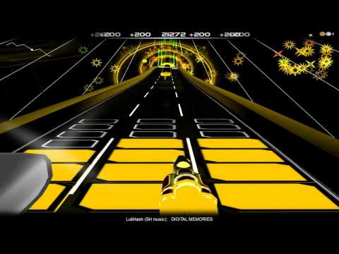 Let´s Audiosurf 8 Bit Tunes #23 [HD] - LukHash / Digital Memories -