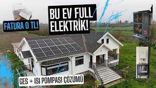 Bu Eve Tam Enerji Paketi Kurduk! GES + Batarya + Isı Pompası + EV Şarj