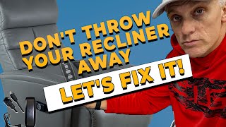 How to Fix Your Lift Chair - Southern Motion, Lane , Ashley Furniture. Cheaper to fix than replace!