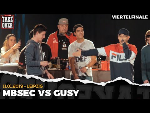 Mbsec vs. Gusy - Takeover Freestyle Contest | Leipzig 11.01.19 (VF 1/4)