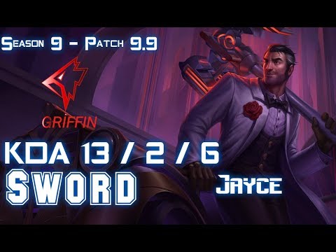 GRF Sword JAYCE vs Gen CuVee KAYLE Top - Patch 9.9 KR Ranked