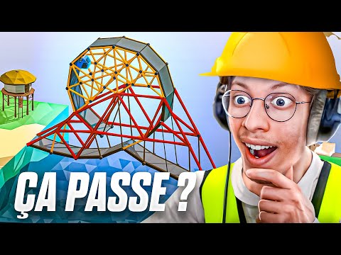 J'ai construis les PIRES ponts au Monde… (mais parfois ça passe mdrrr | Poly Bridge 3)