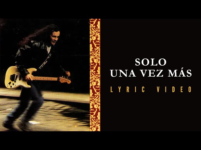 JAF ||  Solo Una Vez Más  (Lyric Video Oficial)