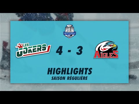 Jokers de Cergy-Pontoise 4-3 Aigles de Nice - Highlights - Synerglace Ligue Magnus 22/23