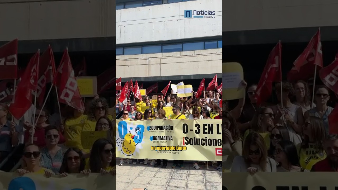 🟡🍼 Primera huelga nacional de las educadoras de 0 a 3 años