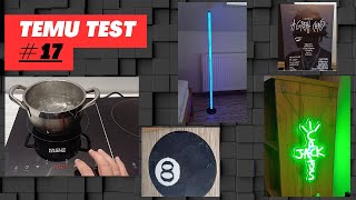 TEMU TEST #17 - przenośna płyta indukcyjna i gadżety do wnętrz