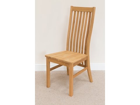 Oak dining chair