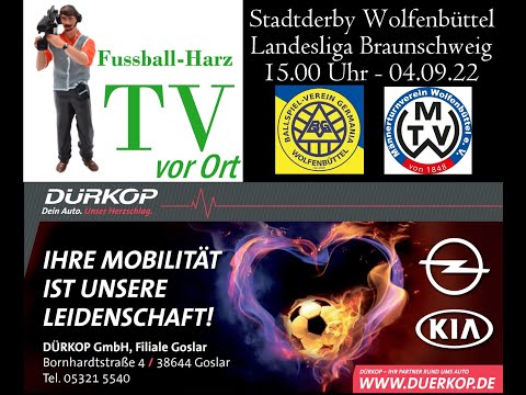 04.09.2022, BV Germania Wolfenbüttel - MTV Wolfenbüttel 0:8 (0:3) Landesliga Braunschweig