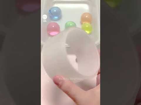 대왕개구리알🌈무지개 테이프풍선 만들기! - Rainbow Tape Balloon with Giant Orbeez and Nano Tape#밍투데이#테이프풍선