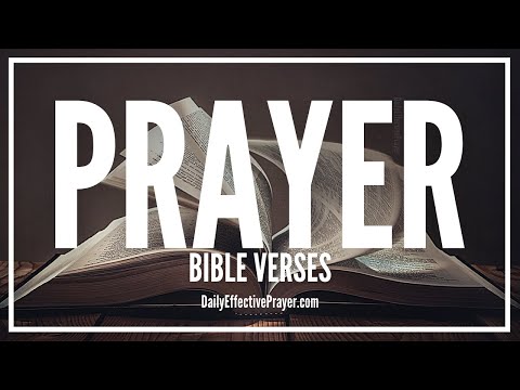 Bible Verses On Prayer | Scriptures For Prayer (Audio Bible) Video